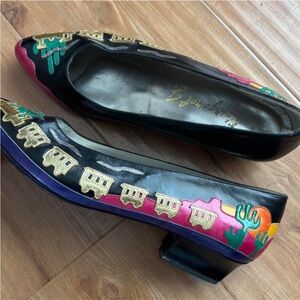 Colorful Women's Shoes with Artistic Design